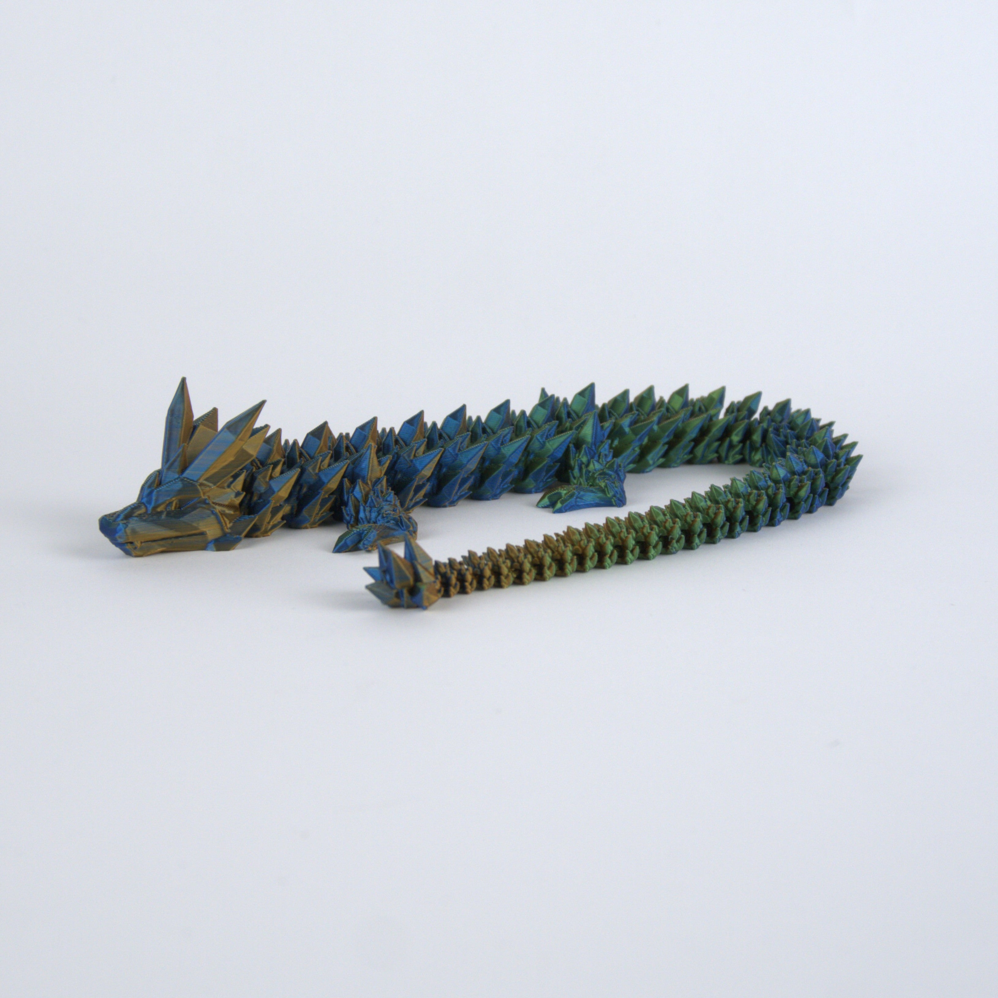 Crystalized Blue/Green/Bronze Dragon