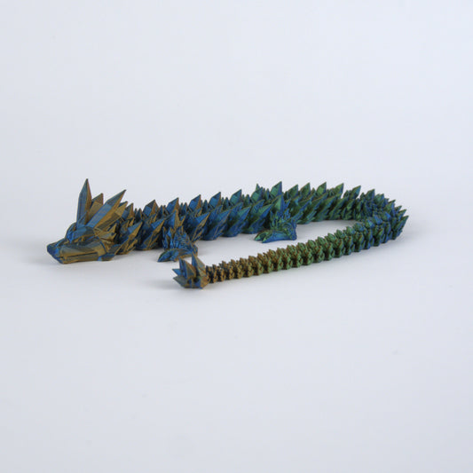 Crystalized Blue/Green/Bronze Dragon