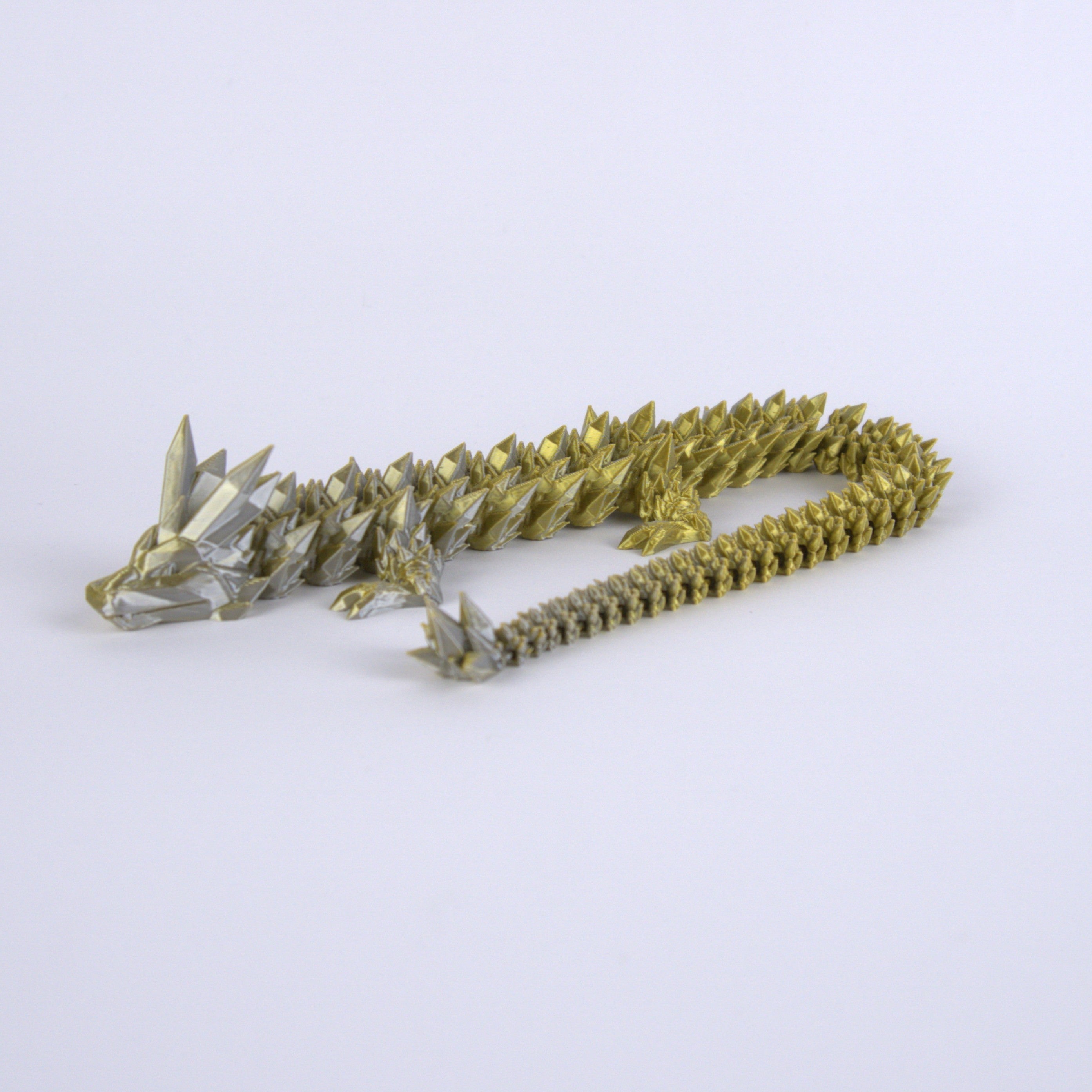 Crystalized Silver/Gold Dragon